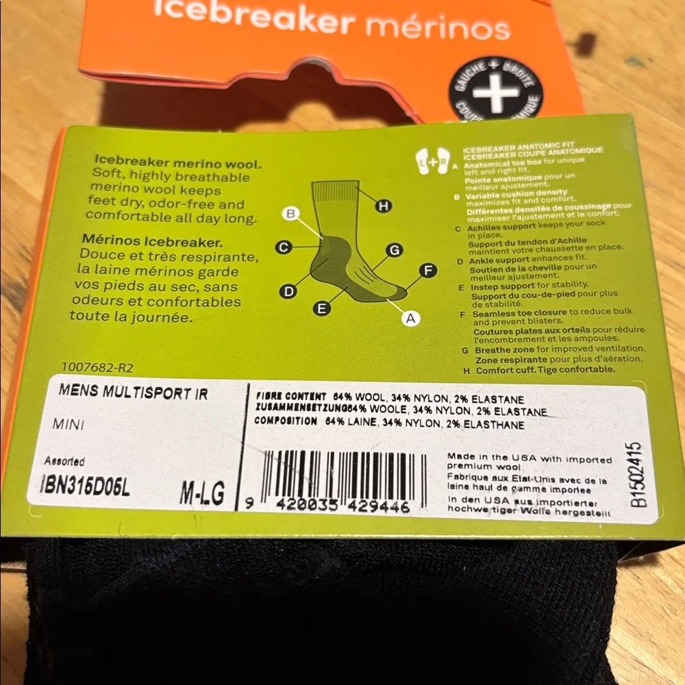 Icebreaker merino wool socks - Picture 3 of 4